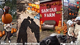 FALL DATE WITH MY BOYFRIEND // Pumkin Patch, Animal feeding ,photoshoot , Fall vibes | VLOGTOBER 11