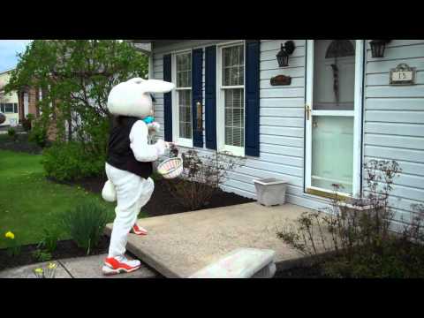 Francesca the Easter Bunny at Nick Bigham's House April 24, 2011