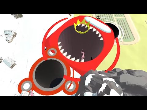 Hole.io Map Control: 100.00% - Time Mode Big Hole WORLD RECORD #427