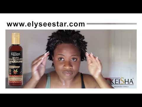How to use KEISHA Extra Dark Jamaican Black Castor Oil Hair Conditioner | Hair Products | 4C Type
