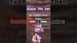 She’s the embodiment of all 3 #blazethecat #sonicthehedghog