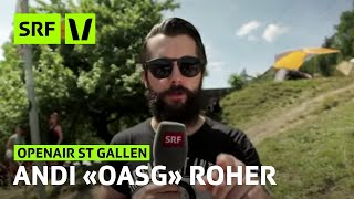 Openair St.Gallen: Andi Rohrer erklärt das OASG | Festivalsommer 2015 | SRF Virus