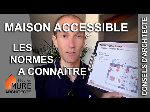 Construire une Maison accessible en fauteuil roulant (norme PMR)