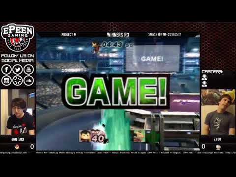 Smash @ TTH - GHQ | Aki (Ness) Vs. Zygo (Olimar) - Project M (Winners R3)