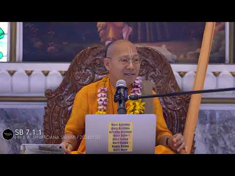S.B.  7.1.1 HH B.A. Janardana Swami Maharaj, Vraja Eco Village, Philippines