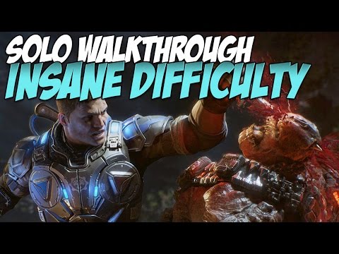 Gears of War 4 Insane Walkthrough Solo | Act 5, Chapter 3: Gatecrashers