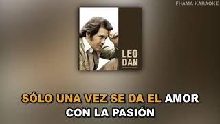 Leo Dan - Solo Una Vez | KARAOKE