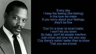 The Lovers by Alexander O&#39;Neal (Lyrics)