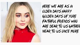 Sabrina Carpenter- Have Yourself A Merry Little Christmas (Lyrics)