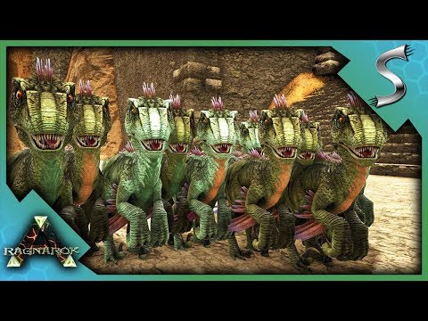 RISE OF THE KNIGHTS OF CRAP! RAPTOR TAMING + BREEDING! - Ark: RAGNAROK [DLC Gameplay S3E11]