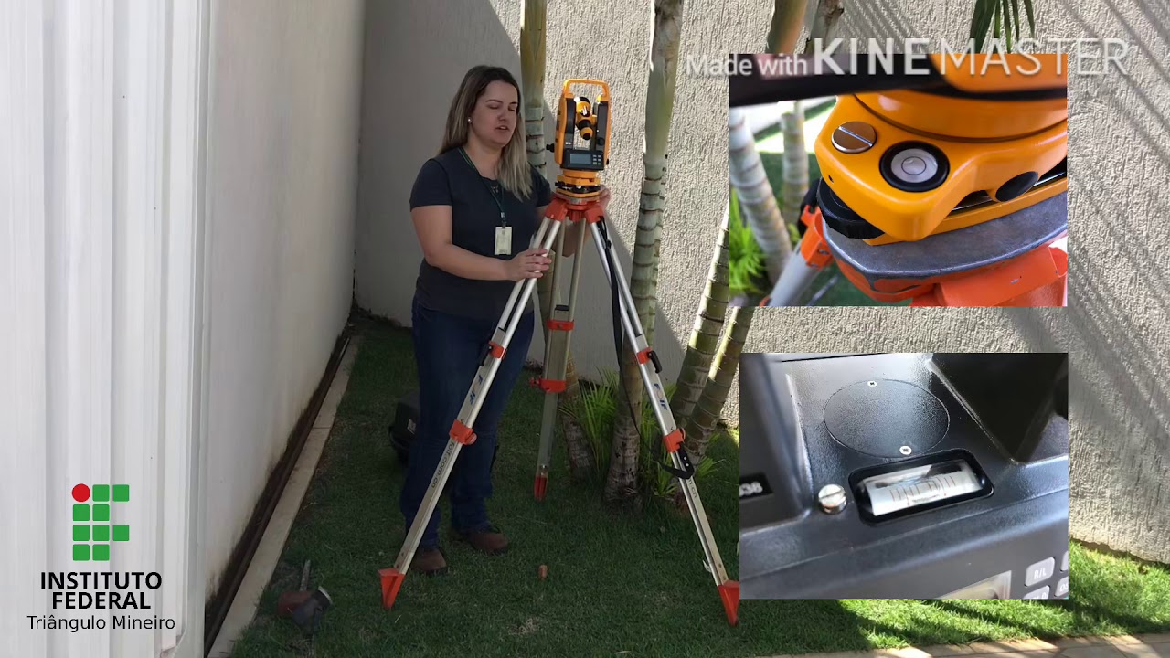 TOPOGRAFIA - Instalação do Teodolito