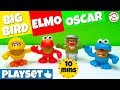 Sesame Street Mr Potato Head Toys Cookie Monster Elmo Big Bird Oscar