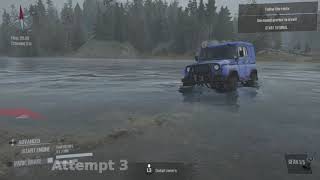 Mudrunner - Climb a Hill Challenge - Gameplay - PS4