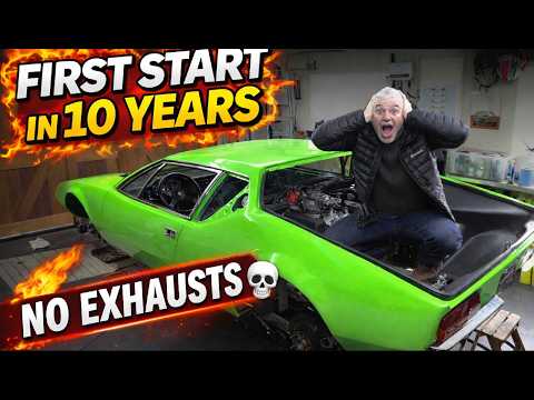 Starting My 70s Supercar For The FIRST Time.. DeTomaso Pantera Project