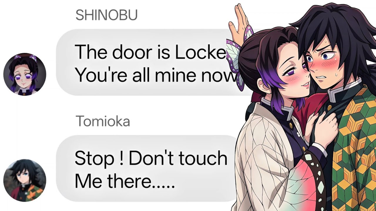 If Tomioka Gets Locked with Drunk Shinobu | Demon Slayer discord server