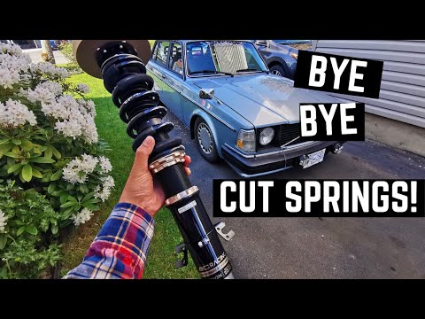 Volvo 240 BC Racing Coilover Install | Part 1