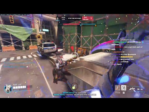 FASTEST GENJI IN THE WORLD! NECROS GENJI GAMEPLAY OVERWATCH 2 SEASON 5 TOP 500