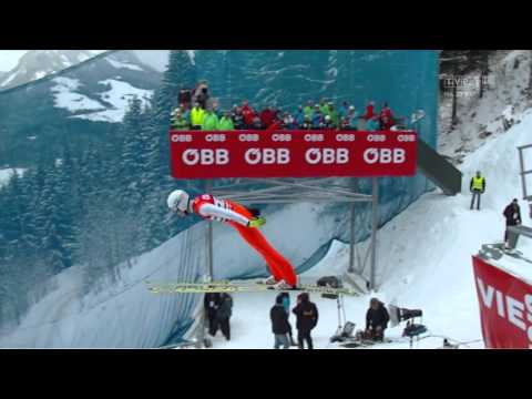 Klemens Murańka - 198 m - MŚ Bad Mitterndorf 2016 [HD]