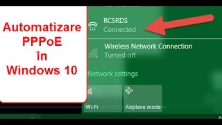 Conectare automata net PPPoE RDS pe Windows 10