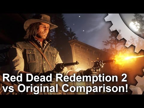 [4K] Red Dead Redemption 2 vs Red Dead 1 Graphics Comparison - 1899 vs 1911!