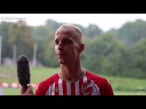 Wiktor Kołodziej (Beskid Andrychów) po meczu z MKS Kalwarianka (31.08.2024) www.4ligamalopolska.pl