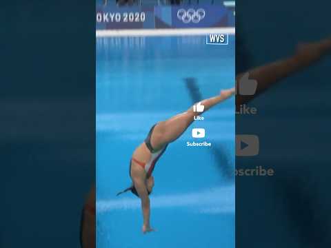 😱😍Most beautiful high diving jump women #viral #shorts