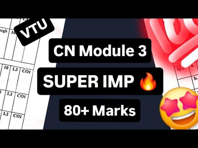 Mastering Computer Exam Mastering Computer Networks: Key Concepts from Module 3 Exam | Magica