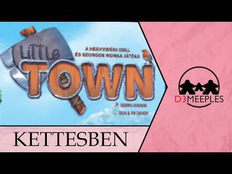 JÁTÉK KETTESBEN: LITTLE TOWN - d3meeples