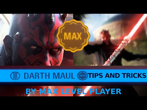 Darth Maul Advanced Tips and Tricks for Saber Combat by Max Level Player | Star Wars Battlefront II