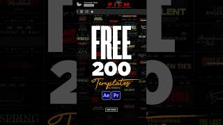 Download lagu Free 200 After Effects and Premiere Pro Templates! mp3 Download lagu Free 200 After Effects and Premiere Pro Templates! mp3