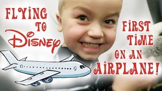 Flying to Disney World! Kids First Time on an Airplane! | Crazy8Family