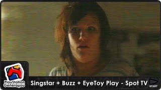 PS2 - Singstar 80's + Buzz The Music Quiz + EyeToy Play 3 - Spot TV Italia (2007)
