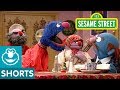 Sesame Street Charlie S Russian Restaurant Waiter Grover
