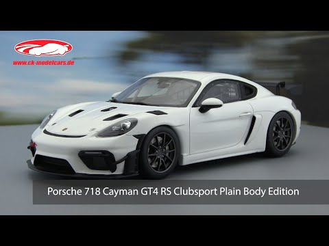 1/18 ポルシェ ケイマン GT4 RS Club Sport ホワイト Ottomobile 1:18 Porsche 718 Cayman GT4 RS Clubsport Plain Body