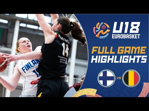 Finland 🇫🇮 beat Belgium 🇧🇪 to advance to #U18EuroBasket Final and secure historic first medal! 👏
