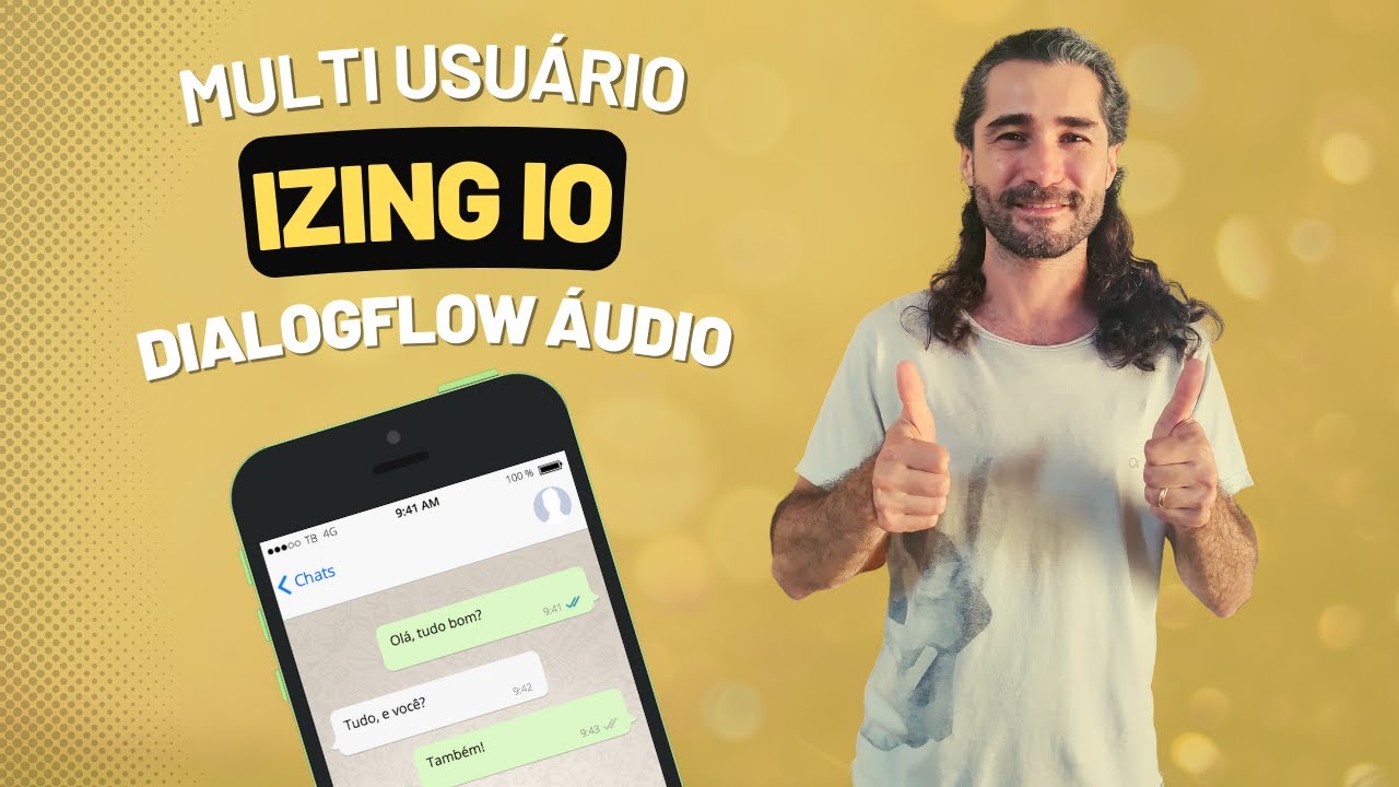 Passo a passo para integrar o Izing com Dialogflow Áudios