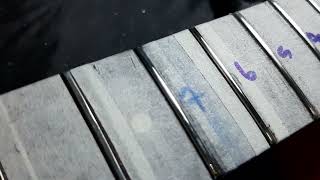 Level fret Gibson USA. ทำตัวอย่างupdate งานส่งให้เจ้าของชมเป็นขั้นตอน   by ตุ๋ยมิวสิค0869040022iD