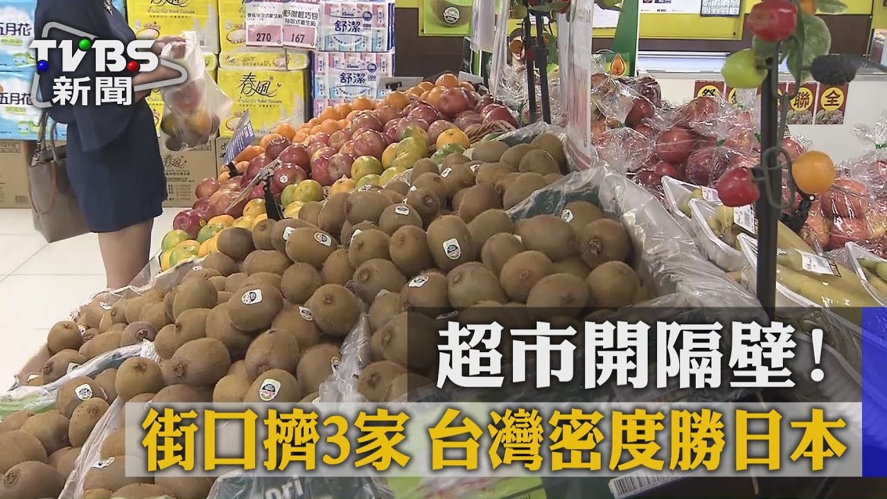 超市開隔壁!街口擠3家 台超市密度勝日