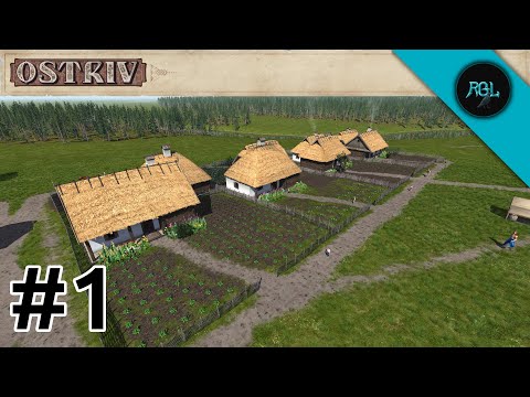 Ostriv S1-EP1 | Getting Started On The Town | City Builder | Longplay Gameplay