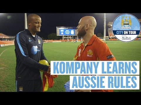 KOMPANY LEARNS AUSSIE RULES | City on Tour