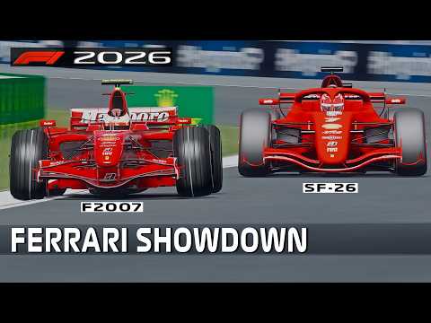 Ferrari Showdown F1 2026 SF-26 vs F2007 Hungarian Grand Prix Assetto Corsa