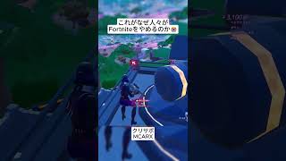 人々がフォートナイトを辞める理由がこれ😭 #フォートナイト #fortnite #shorts