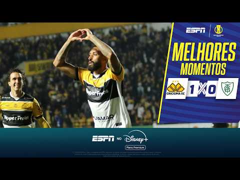 Gols e melhores lances de Criciúma x América-MG