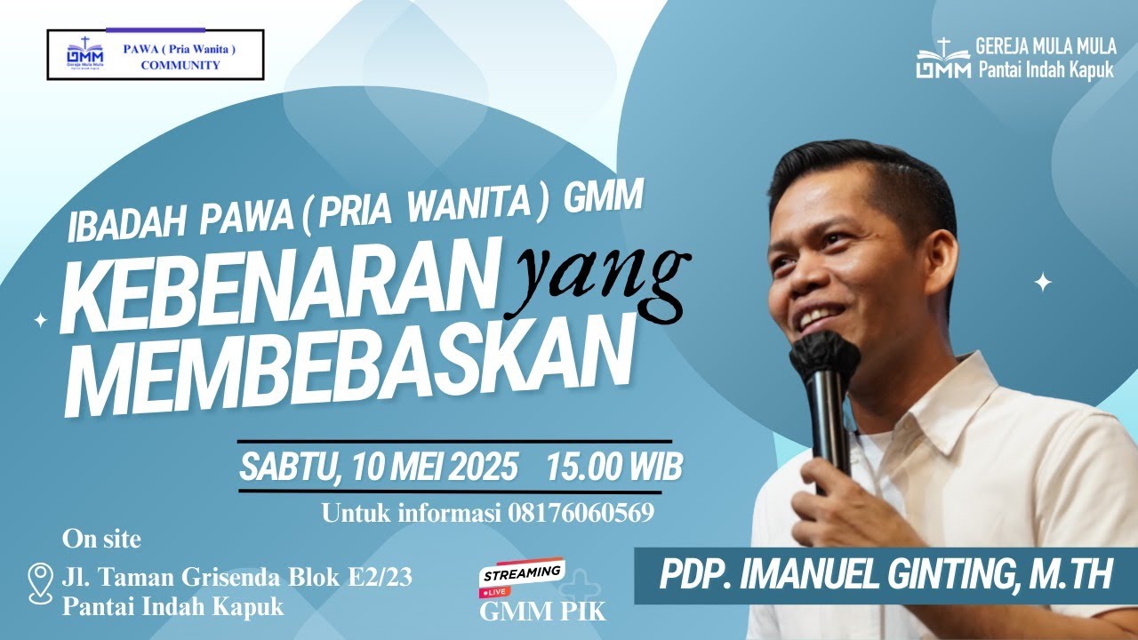 Kebenaran yang Membebaskan – Pdp. Imanuel Ginting, M.Th (100525)