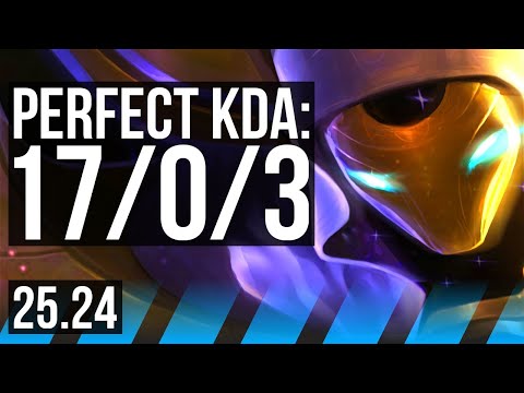 KASSADIN vs DIANA (MID) | Perfect KDA: 17/0/3 | EUW Grandmaster | 25.24