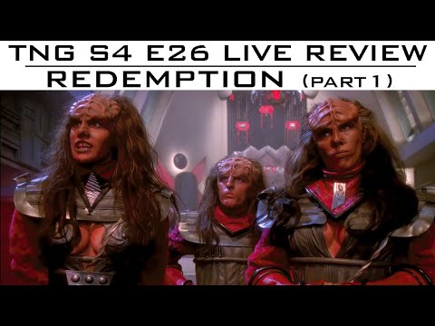 TNG S4E26 - "Redemption - Part 1" - LIVE Review and Discussion