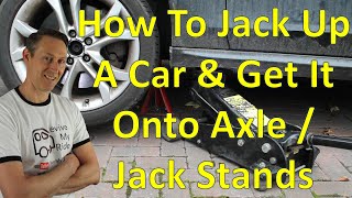 How to Jack up your car, Support it with Jack / Axle Stands and Remove the wheel