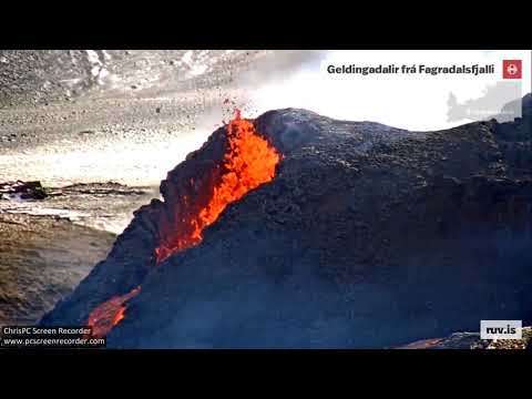 3-26-2021 Icelandic Volcano 8am EST