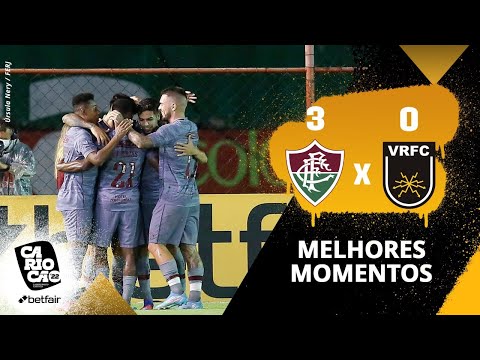 FLUMINENSE 3 x 0 VOLTA REDONDA - MELHORES MOMENTOS - CARIOCÃO BETFAIR 22
