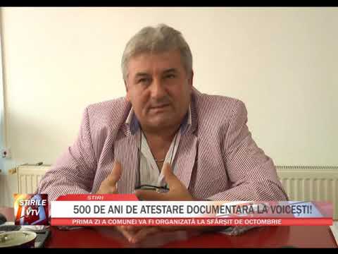 500 DE ANI DE ATESTARE DOCUMENTARA LA VOICESTI